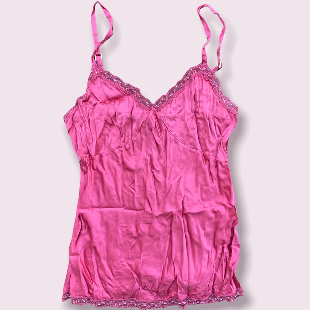 Vintage y2k Express Hot Pink Cami Tank